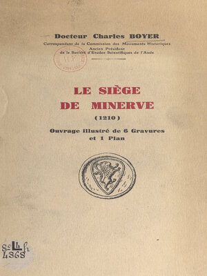 cover image of Le siège de Minerve (1210)